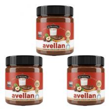 Kit 3X Creme de Avel� Com Cacau - 450g - Nutr�ssima