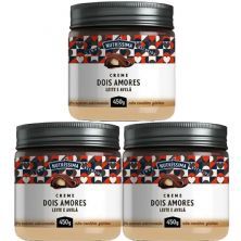Kit 3X Creme Dois Amores - 450g Leite e Avel� -  Nutrissima