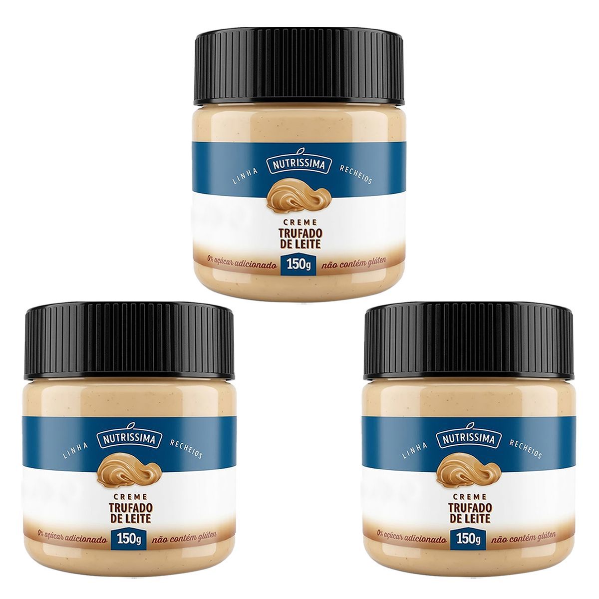 Kit 3X Creme Trufado de Leite - 150g - Nutr�ssima