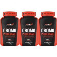 Kit 3X Cromo Picolinato - 60 C�psulas - New Millen