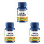 Kit 3X C�rcuma - 30 C�psulas - Catarinense Nutri��o
