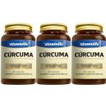 Kit 3X C�rcuma - 60 C�psulas - VitaminLife