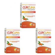 Kit 3X C�rcuma Maxima - 60 C�psulas - Herbamed