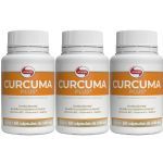 Kit 3X Curcuma Plus - 60 C�psulas Softgel - Vitafor