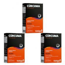 Kit 3X C�rcuma Premium - 30 C�psulas - Katigu�