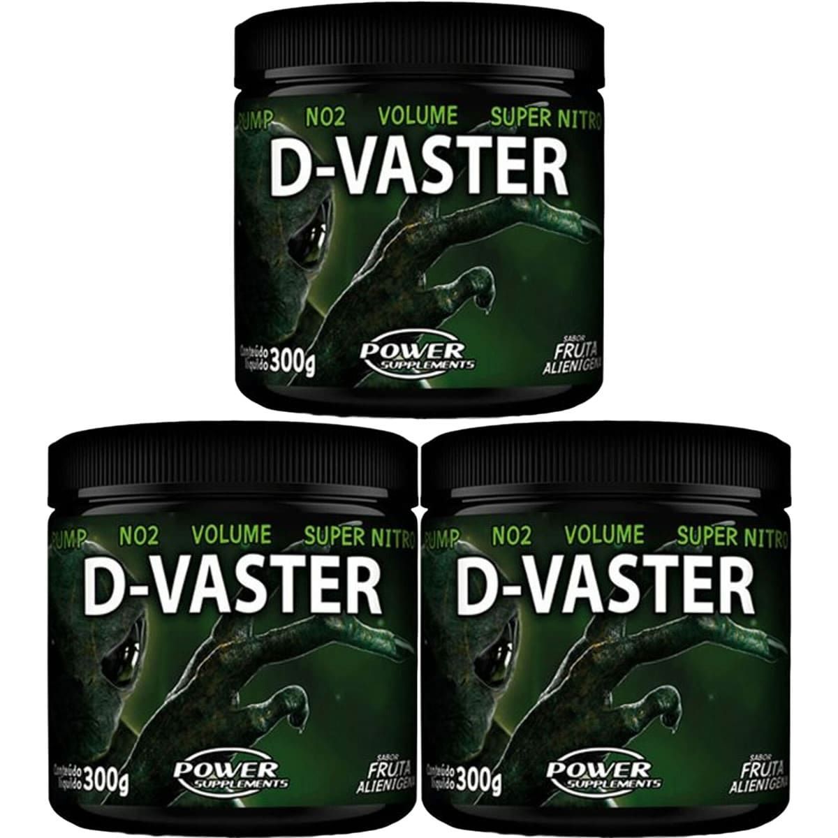Kit 3X D-Vaster - 300g Fruta Alienigena - Power Suplements