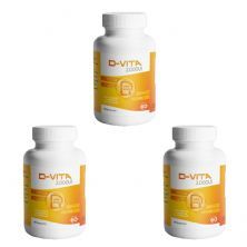 Kit 3X D-vita - 60 C�psulas - Herbamed
