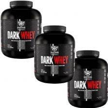 Kit 3X Dark Whey Darkness - 2.300g Chocolate com Amendoim - IntegralM�dica