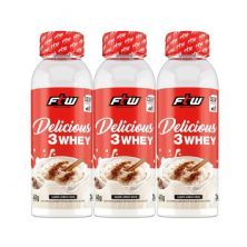 Kit 3X Delicious 3 Whey - 40g Arroz Doce - FTW