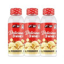 Kit 3X Delicious 3 Whey - 40g Banana Caramelizada - FTW