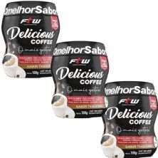 Kit 3X Delicious Coffee - 100g Tradicional - FTW
