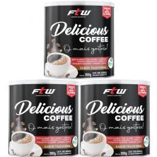 Kit 3X Delicious Coffee - 300g  Tradicional - FTW