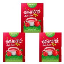 Kit 3X Desin Apple Cider - 10 Sach�s - Desinch�