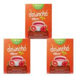 Kit 3X Desincha Moro - 10 Sach�s Laranja Moro e Hibisco - Desinch�