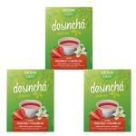 Kit 3X Desinch� Sabores - 10 Sach�s Morango com Baunilha - Desinch�