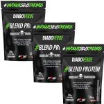 Kit 3X Diabo Verde Blend Protein Mans�o Maromba - 1800g Refil Chocolate - FTW