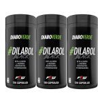 Kit 3X Diabo Verde #Dilabol Black - 120 C�psulas - FTW