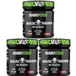 Kit 3X Diabo Verde Pre-Workout Mans�o Maromba - 250g Frutas Vermelhas - FTW
