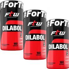 Kit 3X Dilabol - 160 C�psulas - FTW