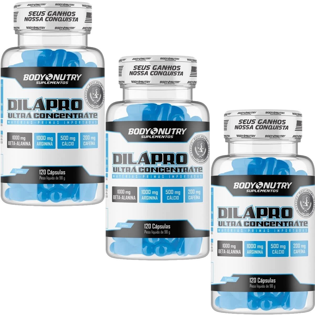 Kit 3X Dilapro Ultra Concentrate - 120 C�psulas - BodyNutry