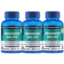 Kit 3X Dimagn�sio Malato - 120 Comprimidos - Catarinense