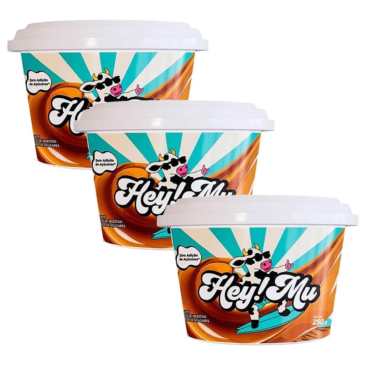 Kit 3X Doce de Leite - 250g - Hey! Mu