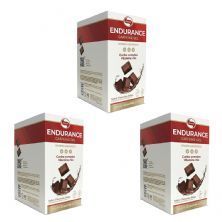 Kit 3X Endurance Caffeine Gel - 12 Sach�s 30g Chocolate Belga - Vitafor