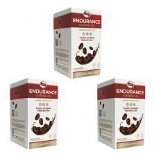 Kit 3X Endurance Caffeine Gel - 12 Sach�s 30g Mocha - Vitafor