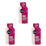 Kit 3X Energy Gel - 1 Sach� 32g Frutas Vermelhas - GU
