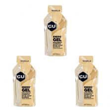 Kit 3X Energy Gel - 1 Sach� 32g Vanilla - GU