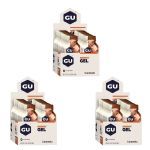 Kit 3X Energy Gel - 24 Sach�s 32g Caramelo - GU