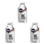 Kit 3X Energy Gel - Sabor Coco 1 Sach�s 32g - GU