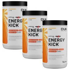 Kit 3X Energy Kick - 1000g Laranja - Dux Nutrition