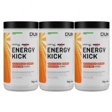 Kit 3X Energy Kick + Caffeine - 1000g  Lim�o - Dux Nutrition
