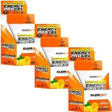 Kit 3X Energy Pro Gel - 15 sach�s de 30g Laranja - Sudract Nutrition