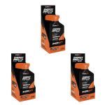 Kit 3X Energy Pro Gel Black - Caixa com 10 sach�s de 30g Caramelo Salgado - Sudract Nutrition