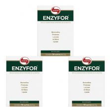 Kit 3X Enzyfor - 30 Sach�s de 3g - Vitafor