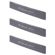 Kit 3X Faixa El�stica Mini Band - N�vel Forte - Vollo Sports