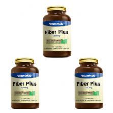 Kit 3X Fiber Plus - 120 C�psulas - VitaminLife