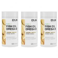 Kit 3X Fish Oil Premium -  120 C�psulas Softgel - Dux Nutrition