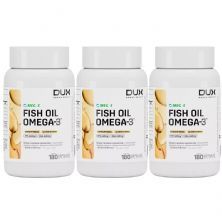 Kit 3X Fish Oil Premium - 180 C�psulas Softgel - Dux Nutrition