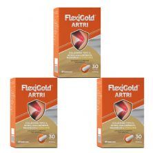Kit 3X Flexigold Artri - 30 C�psulas - Herbamed