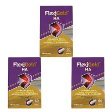 Kit 3X Flexigold HA -  60 C�psulas - Herbamed