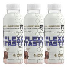 Kit 3X Flexx Tasty - 1 Unidade 32g Dark Swiss Chocolate- Under Labz