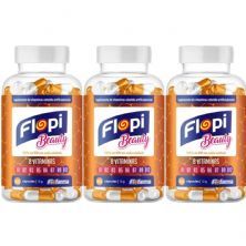 Kit 3X Flopi Beauty Complexo B - 60 C�psulas - Flofarma