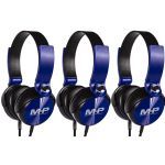 Kit 3X Fone de Ouvido - Azul - MHP