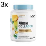 Kit 3X Fresh Collagen - 450g Abacaxi e Hortel� - Dux Nutrition