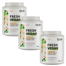 Kit 3X Fresh Vegan - 450g Baunilha - Dux Human Healt