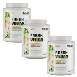 Kit 3X Fresh Vegan - 450g Baunilha - Dux Human Healt