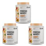Kit 3X Fresh Whey - 450g  Vitamina de Frutas - Dux Nutrition